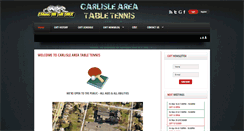 Desktop Screenshot of carlisletabletennis.org